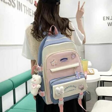 All-In-One Pro Backpack Blue And Pink