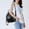 FlexiStyle Leather Handbag Backpack